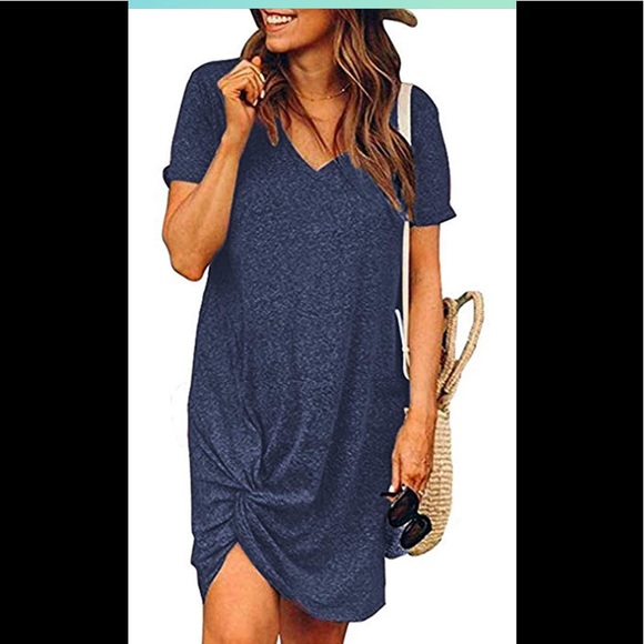 Amazon Dresses & Skirts - Amazon T-Shirt Dress with Knot